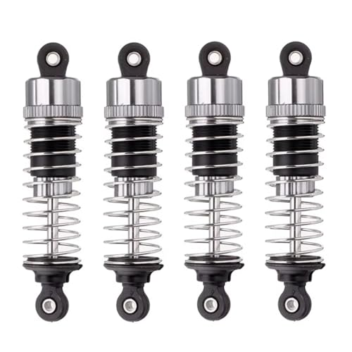 JYYTERD Kompatibel Mit HBX 16889 16889A 16890 16890A SG1601 SG1602 1/16 RC Auto Upgrade Teile 4 Stück Öl Metall Stoßdämpfer Dämpfer RC Stoßdämpfer von hjuink