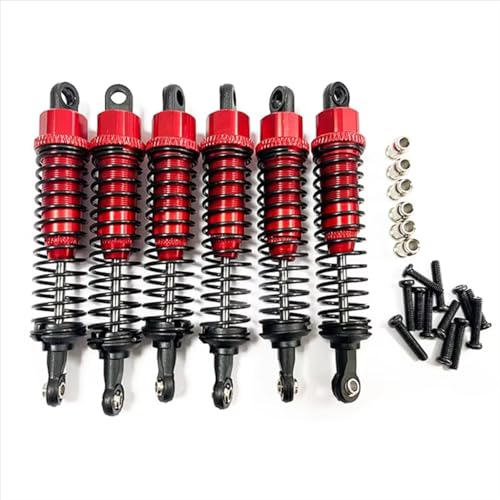 JYYTERD Kompatibel Mit HOSIM Für XINLEHONG Für XLH 9125 9155 9156 1/10 1/12 RC Autoteile Zubehör 6-teiliger Metallöl-Stoßdämpfer-Dämpfer RC Stoßdämpfer JYYTERD Kompatibel Mit HOSIM Für XINLEHONG Für XLH 9125 9155 9156 1/10 1/12 RC Autoteile Zubehör 6-teiliger Metallöl-Stoßdämpfer-Dämpfer RC Stoßdämpfer von hjuink