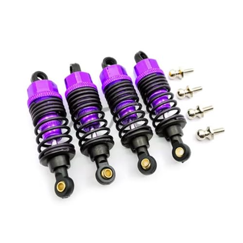 JYYTERD Kompatibel Mit HSP 102004 122004 68 Mm 02002 02175 1/10 Rc Car Upgrade Teile Metall Stoßdämpfer RC Stoßdämpfer(Purple) von hjuink