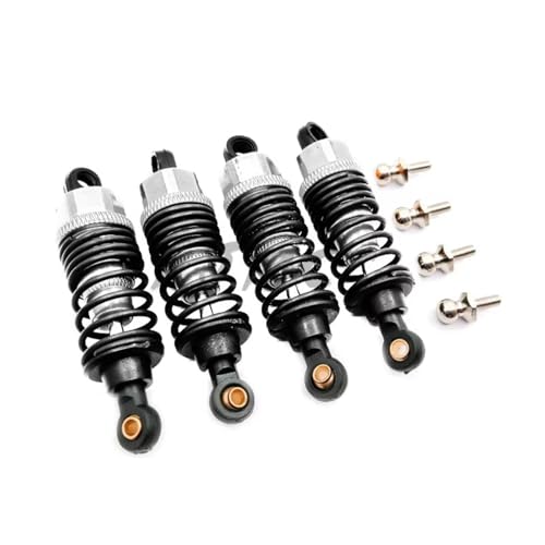 JYYTERD Kompatibel Mit HSP 102004 122004 68 Mm 02002 02175 1/10 Rc Car Upgrade Teile Metall Stoßdämpfer RC Stoßdämpfer(Silver) von hjuink