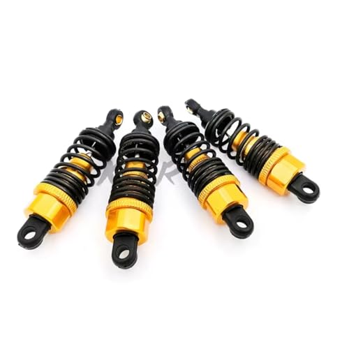 JYYTERD Kompatibel Mit HSP 102004 122004 68 Mm 02002 02175 1/10 Rc Car Upgrade Teile Metall Stoßdämpfer RC Stoßdämpfer(Yellow) von hjuink