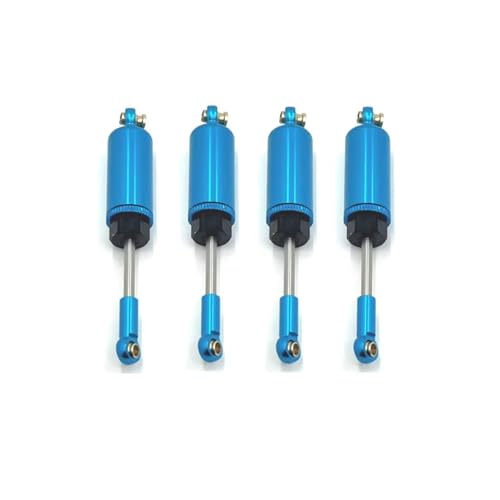 JYYTERD Kompatibel Mit MJX 14209 14210 1/14 RC Autoteilen Metall-Upgrade Vorne Und Hinten Hydraulische Stoßdämpfer RC Stoßdämpfer(Blue) von JYYTERD