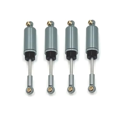 JYYTERD Kompatibel Mit MJX 14209 14210 RC 1/14 Rc Autoteilen Metall-Upgrade Vorne Und Hinten Hydraulische Stoßdämpfer RC Stoßdämpfer(Gray) von JYYTERD