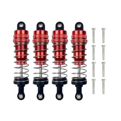 JYYTERD Kompatibel Mit MJX H16 16207 16208 16209 16210 1/16 RC Auto Upgrade-Teile 4-teilig Metall-Ölstoßdämpfer Vorne Und Hinten RC Stoßdämpfer JYYTERD Kompatibel Mit MJX H16 16207 16208 16209 16210 1/16 RC Auto Upgrade-Teile 4-teilig Metall-Ölstoßdämpfer Vorne Und Hinten RC Stoßdämpfer von hjuink