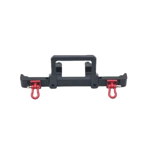 JYYTERD Kompatibel Mit MN D90 D91 D96 MN90 Für MN99S 1/12 RC Crawler Auto Upgrade Teile Zubehör Metall Frontstoßstange RC-Stoßstange(Black) von JYYTERD