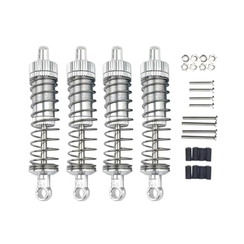 JYYTERD Kompatibel Mit MN Für MN-90 Für MN99S Für WPL C14 C24 C34 RC Auto Upgrade Teile Zubehör Metall Stoßdämpfer RC Stoßdämpfer(Yellow) von hjuink