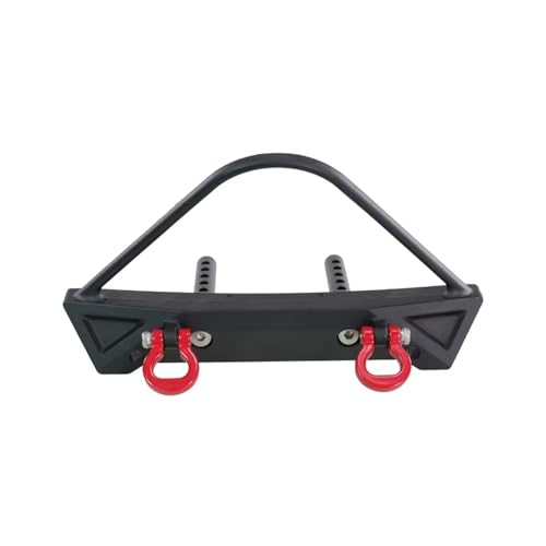 JYYTERD Kompatibel Mit MN Für MN128 1/12 RC-Auto-Upgrade-Modifikationsteile Zubehör Metall-Frontstoßstangenwinde-Installationsloch RC-Stoßstange(Black) von JYYTERD