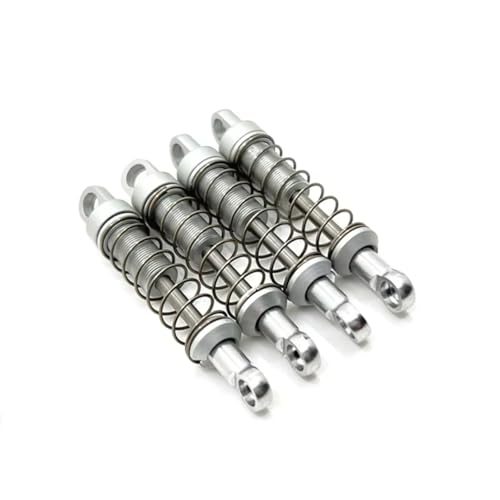 JYYTERD Kompatibel Mit MN Für MN168 New99S Für MN78 1/12 RC Auto Teile Metall Upgrade Nicht-Hydraulische Externe Für Frühling Stoßdämpfer Set RC Stoßdämpfer(White) von JYYTERD