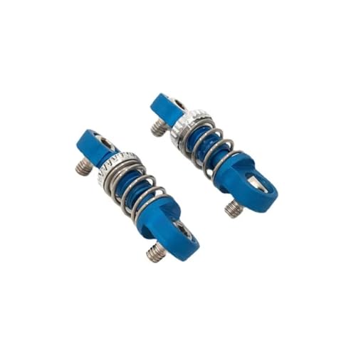 Kompatibel Mit MINI-Q8 Für MINI-Q9 1/28 RC Autoteile, Metall-Upgrade, Modifiziertes Äußeres Für Federstoßdämpfer RC Stoßdämpfer(Blue) von JYYTERD