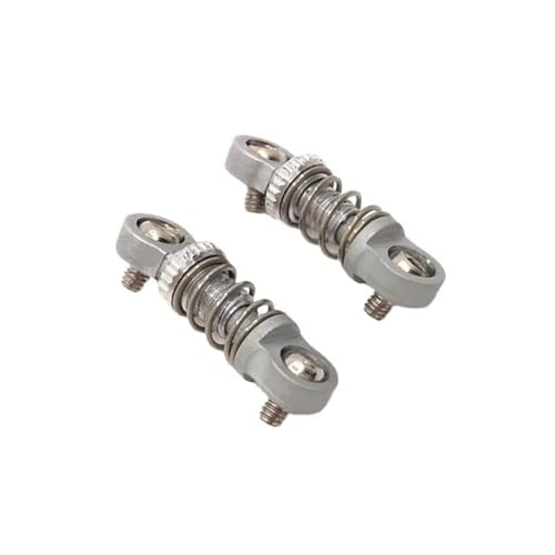 JYYTERD Kompatibel Mit Mini-Q8 Für Mini-Q9 1/28 RC Autoteile, Metall-Upgrade, Modifiziertes Äußeres Für Federstoßdämpfer RC Stoßdämpfer(White) von JYYTERD