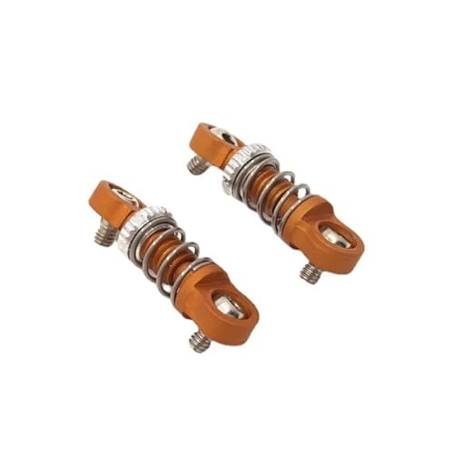 JYYTERD Kompatibel Mit Mini-Q8 Für Mini-Q9 1/28 RC Autoteile, Metall-Upgrade, Modifiziertes Äußeres Für Federstoßdämpfer RC Stoßdämpfer(Yellow) von JYYTERD