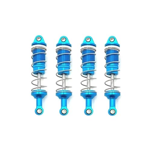 JYYTERD Kompatibel Mit Racing Für PTG-2 1/10 Rc Auto Upgrade Teile Zubehör Metall Öl Stoßdämpfer Dämpfer RC Stoßdämpfer(Blue) von JYYTERD