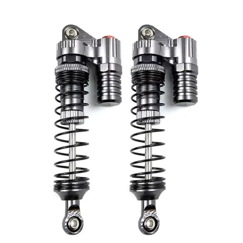 Kompatibel Mit SCX10 4WD D90 1/10 Rc Autozubehörteilen 2 Stück Metall-Stoßdämpfer Oder 4 Stück Metall-Stoßdämpfer RC Stoßdämpfer(Silver,2pcs) von JYYTERD