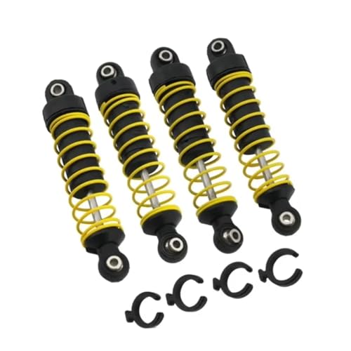 JYYTERD Kompatibel Mit SCY 16101 16102 Für MJX 16207 Für WPL C14 C24 Für MN99S SY1201 SY1202 RC Autoteile Zubehör Öl Stoßdämpfer Dämpfer RC Stoßdämpfer(4pcs) von JYYTERD