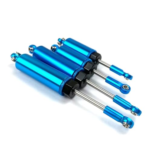 JYYTERD Kompatibel Mit Wltoys 12428 12429 12423 FY01 1/12 RC Upgrade Stoßdämpfer Teile Metall Vorne Hinten Stoßdämpfer 6061 RC Stoßdämpfer(Blue) von hjuink