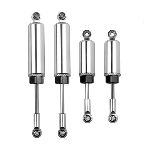 JYYTERD Kompatibel Mit Wltoys 12428 12429 12423 FY01 1/12 RC Upgrade Stoßdämpfer Teile Metall Vorne Hinten Stoßdämpfer 6061 RC Stoßdämpfer(White) von hjuink