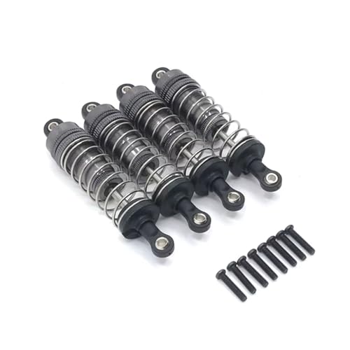 JYYTERD Kompatibel Mit Wltoys 144010 124019 124017 144001 144002 RC Car Upgrade Teile Metall Vorne Und Hinten Für Universal-Stoßdämpfer RC Stoßdämpfer(Gray) von hjuink