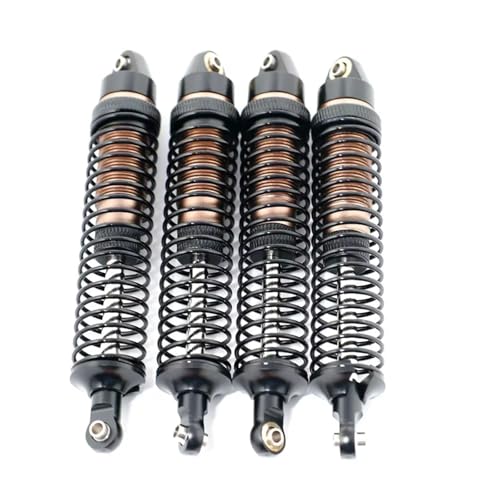 JYYTERD Kompatibel Mit YIKONG 4103 4102 4082 1/10 1/8 Fernbedienung Für Klettern Auto Metall Stoßdämpfer Modifikation Upgrade Zubehör RC Stoßdämpfer(Metallic) von JYYTERD