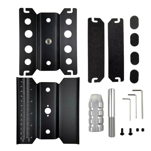 JYYTERD RC Auto Upgrade-Teile 1/5 1/7 1/8 1/10 1/16 1/24 RC Crawler Für Buggy Autos Erhöhung Arbeitsständer Montage Für Plattform 360 Grad Drehen Reparatur Station Werkzeug(Black) von JYYTERD
