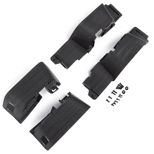 JYYTERD RC Auto Upgrade-Teile Kompatibel Mit Axial Für SCX10 II 90046 90047 1/10 RC Crawler Auto Upgrade Teile Kunststoff Vorne Und Hinten Schmutzfänger Kotflügel von JYYTERD