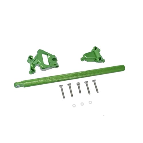 JYYTERD RC Auto Upgrade-Teile Kompatibel Mit HOSS 4X4 Für VXL 3S-90076-4 4WD Für Monster Truck 1/10 RC Car Center Brace Bar Middle Body Support Rod Fixed Kiel Tie Rod(Green) von JYYTERD