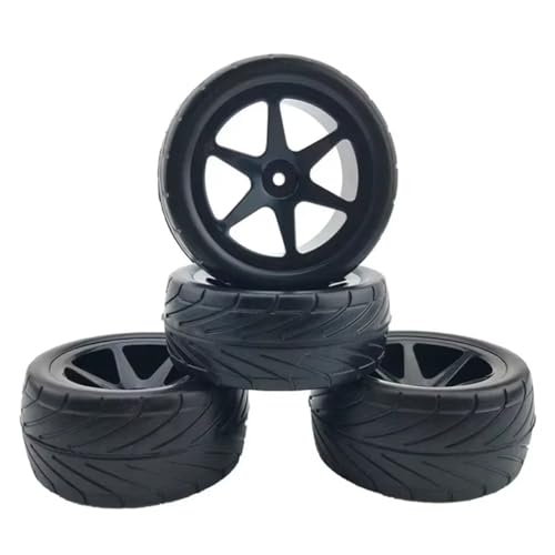 JYYTERD RC Auto Upgrade-Teile Kompatibel Mit HPI WR8 Für LC Running Broker Road Tire 1/10 Off-Road Fahrzeug Reifen Ersatz Ersatzteile(Black) von JYYTERD