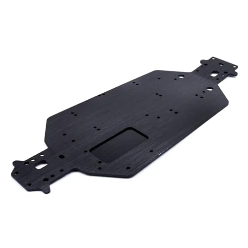 JYYTERD RC Auto Upgrade-Teile Kompatibel Mit HSP 94107 94170 94118 94111 04001 03601 Für Buggy Für Monster Truck Metall Für Chassis 1/10 Upgrade Teile Zubehör(Black) von JYYTERD