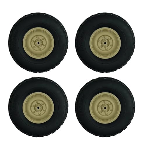 JYYTERD RC Auto Upgrade-Teile Kompatibel Mit LDRC LD-P06 Für Unimog 1/12 RC Truck Auto Ersatzteile Upgrade Zubehör 4Stk Rad Reifen Reifen von JYYTERD