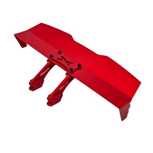 JYYTERD RC Auto Upgrade-Teile Kompatibel Mit MJX 16207 16210 Fernbedienungsauto -Upgrade Teile Metall -Schwanzflügel Ersatzeinrichtungen(Red) von hjuink