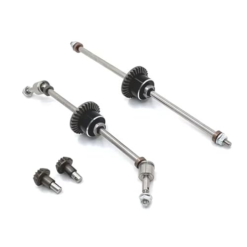 JYYTERD RC Auto Upgrade-Teile Kompatibel Mit MN Für MN128 Für MN86 G500 RC Autoteile Metall Verbessertes Vorder- Und Hinterachsdifferential(Rear and Front) von JYYTERD