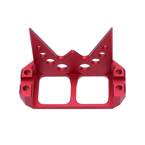 JYYTERD RC Auto Upgrade-Teile Kompatibel Mit SCX10 Für Bouncer Für Capra RR10 Für Wraith 1/10 RC Crawler Upgrade Aluminiumlegierung CNC Lenkservoschutz Rüstungsabdeckung(Red) von hjuink