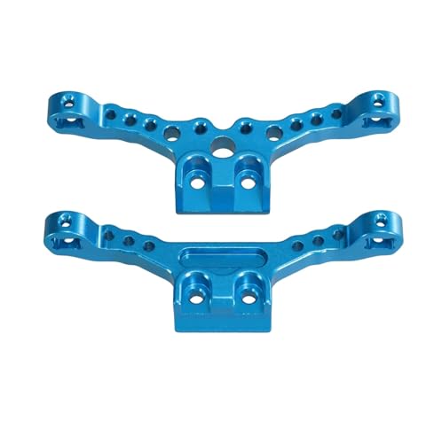JYYTERD RC Auto Upgrade-Teile Kompatibel Mit SCY 18101 18102 Upgrade-Teile, Zubehör, Metall-Vorder- Und Hinterradaufhängungshalterung, 1/18 Ferngesteuertes Auto(Blue) von hjuink