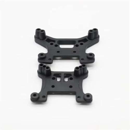 JYYTERD RC Auto Upgrade-Teile Kompatibel Mit WLtoys 124008 124010 Ferngesteuerten Autoersatzteilen 124008-2711 Vordere Dämpferplatte 124008-2710 Hintere Dämpferplatte von JYYTERD