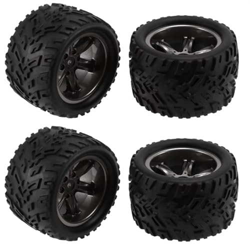 JYYTERD RC Auto Upgrade-Teile Kompatibel Mit XINLEHONG 9125 9116 X9115 X9116 Für GPTOYS S911 S912 1/12 RC Auto Ersatzteile Upgrade 4Stk Reifen Reifen Rad von JYYTERD