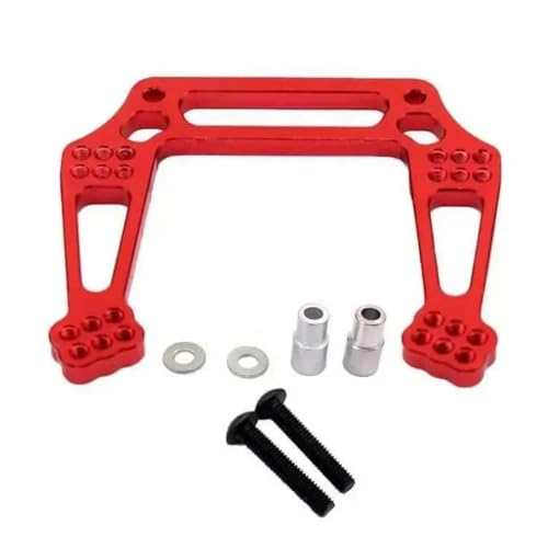 JYYTERD RC Teile Für Trxs Für Slash 2wd 1/10 RC Auto Teile Vorderen Stoßdämpfer Halterung Halter Unterstützung Montieren Upgrade Ersetzen Zubehör(Red) von hjuink