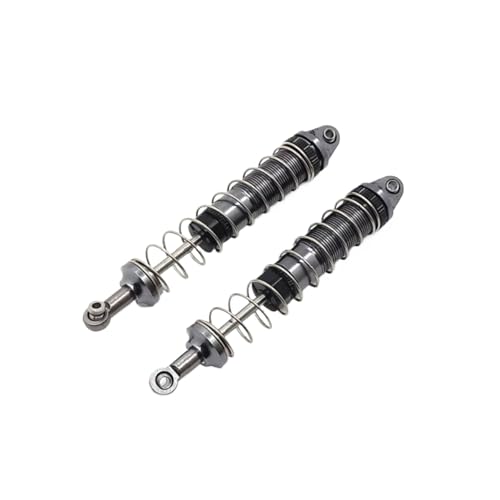 JYYTERD RC Teile Für WLtoys Für FY01 FY02 FY03 12427 12428-AB 12429 12423 1/12 RC Auto Teile Metall Upgrade Geändert Hydraulische Hinten Stoßdämpfer(Gray) von JYYTERD