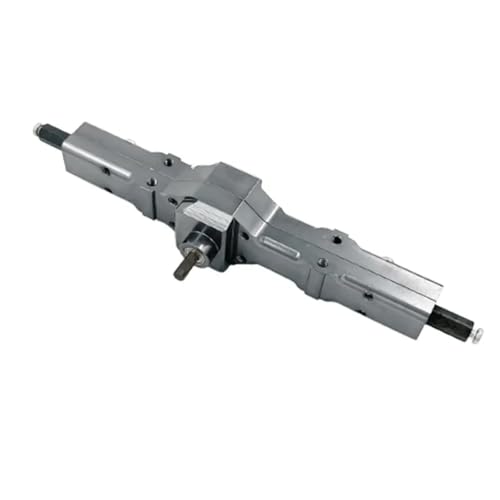 JYYTERD RC Teile Für WPL D12 C14 C24 C24-1 B14 B24 B36 RC Auto 1 Stück Metallgetriebe Hinterachse Mit Stahlgetriebewelle Geeignet Für Mini-Truck-Upgrade-Teile(Titanium) von JYYTERD