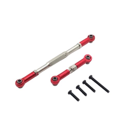 JYYTERD RC Teile Für Wpl Für C14 C24 B14 B16 B24 B36 Für HengLong Für FeiYu Für Jjrc RC Auto Upgrades Teile Metall Upgrade Vorderachse Lenkstange(Red) von hjuink