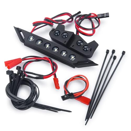 JYYTERD RC Teile Kompatibel Mit 1/10 4x4 2WD Für VXL XL-5 Für Slash RC-Crawler-Autoteile Vordere Und Hintere Leuchten Spotlight Lampenstange DC 3-5V JYYTERD RC Teile Kompatibel Mit 1/10 4x4 2WD Für VXL XL-5 Für Slash RC-Crawler-Autoteile Vordere Und Hintere Leuchten Spotlight Lampenstange DC 3-5V von JYYTERD