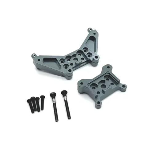JYYTERD RC Teile Kompatibel Mit 14301 14302 1/14 RC-Autoteilen, Verbesserte Vordere Und Hintere Aufhängungshalterungen Aus Metall(Gray) von JYYTERD