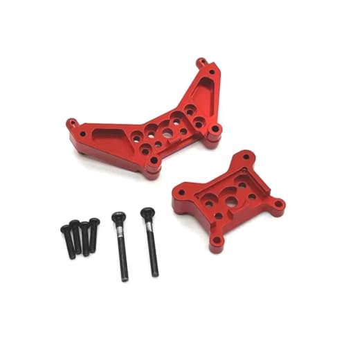 JYYTERD RC Teile Kompatibel Mit 14301 14302 1/14 RC-Autoteilen, Verbesserte Vordere Und Hintere Aufhängungshalterungen Aus Metall(Red) von JYYTERD