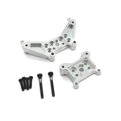 JYYTERD RC Teile Kompatibel Mit 14301 14302 1/14 RC-Autoteilen, Verbesserte Vordere Und Hintere Aufhängungshalterungen Aus Metall(White) von JYYTERD