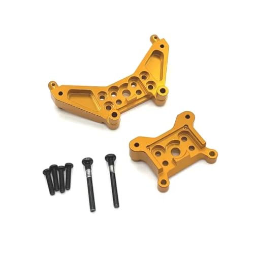 JYYTERD RC Teile Kompatibel Mit 14301 14302 1/14 RC-Autoteilen, Verbesserte Vordere Und Hintere Aufhängungshalterungen Aus Metall(Yellow) von JYYTERD
