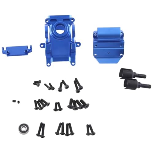 JYYTERD RC Teile Kompatibel Mit ARRMA Für Typhon 1/7 Für Infraction Für Limitless 1/8 Metallgetriebegehäuse Und Differentialadapter(Blue) von JYYTERD