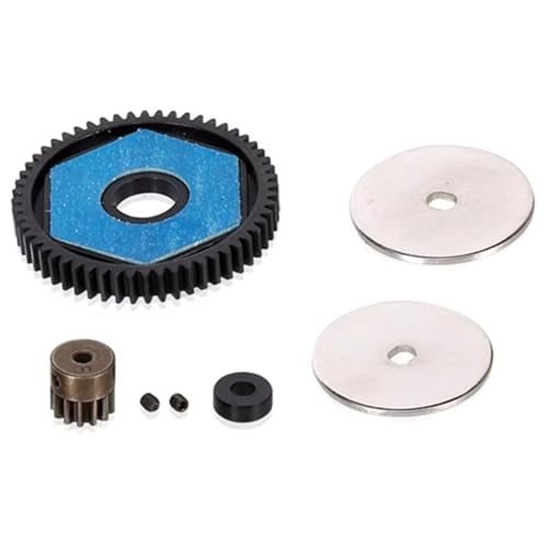 JYYTERD RC Teile Kompatibel Mit Axial Für SCX10 1/10 RC Crawler-Auto-Upgrade-Teile 56T Stirnrad 13T Motorzahnrad Getriebe Getriebezahnradsatz JYYTERD RC Teile Kompatibel Mit Axial Für SCX10 1/10 RC Crawler-Auto-Upgrade-Teile 56T Stirnrad 13T Motorzahnrad Getriebe Getriebezahnradsatz von hjuink