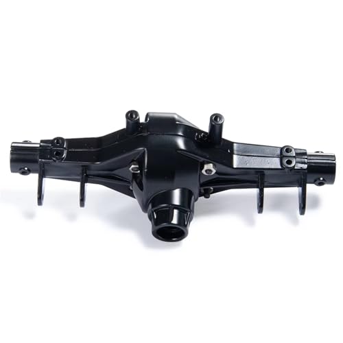 JYYTERD RC Teile Kompatibel Mit Axial Für SCX10 1/10 RC Crawler Car Upgrade Teile Zubehör Metallachse Häuser Vorne Hinterachse 197g(Black) von JYYTERD