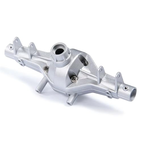 JYYTERD RC Teile Kompatibel Mit Axial Für SCX10 1/10 RC Crawler Car Upgrade Teile Zubehör Metallachse Häuser Vorne Hinterachse 197g(Silver) von JYYTERD