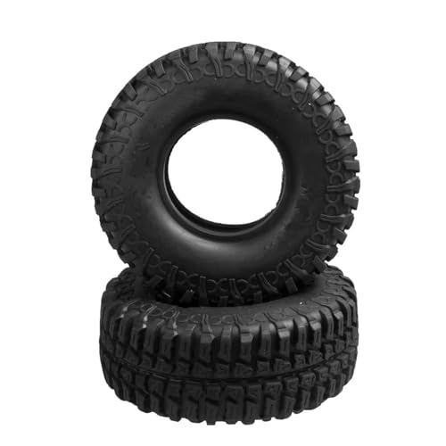 JYYTERD RC Teile Kompatibel Mit Axial Für SCX10 1/10 RC Für Rock Crawler Autos Upgrade Teile Zubehör 1,9 Zoll Gummireifen 100 Mm Radreifen(2pcs) von JYYTERD