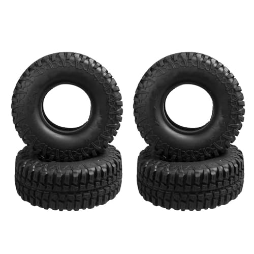 JYYTERD RC Teile Kompatibel Mit Axial Für SCX10 1/10 RC Für Rock Crawler Autos Upgrade Teile Zubehör 1,9 Zoll Gummireifen 100 Mm Radreifen(4pcs) von JYYTERD