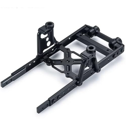 JYYTERD RC Teile Kompatibel Mit Axial Für SCX10 90046 90047 1/10 RC Crawler Metall 6x6 Für Chassisschienen, Erweitertes Kit Mit Stoßdämpfertürmen Und Stoßstangenhalterung von JYYTERD